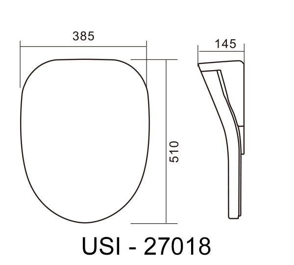 Advance Smart Bidet Seat with Remote Control (Elongated)