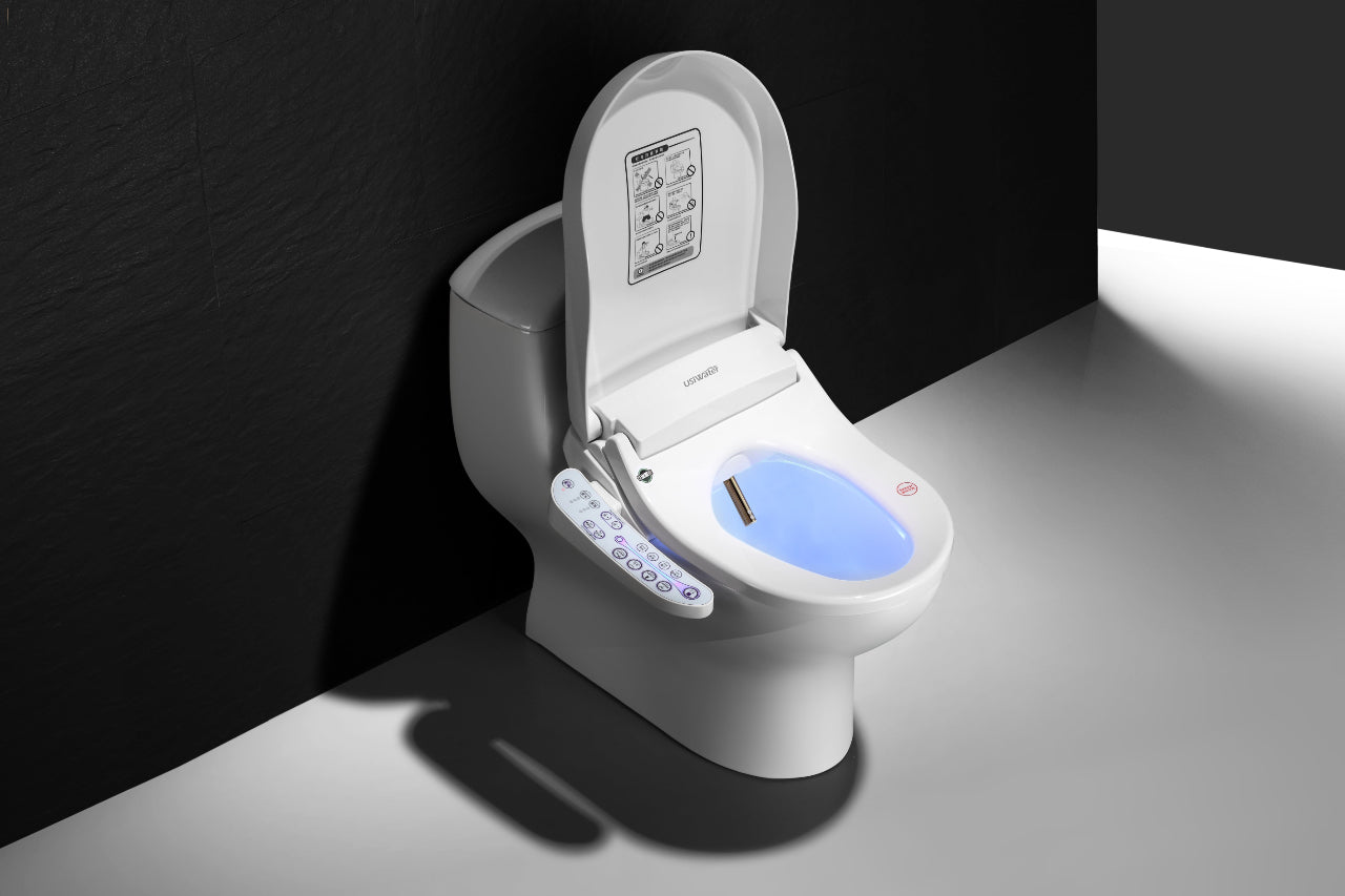 Advance Smart Bidet Seat with integrated control (Elongated)