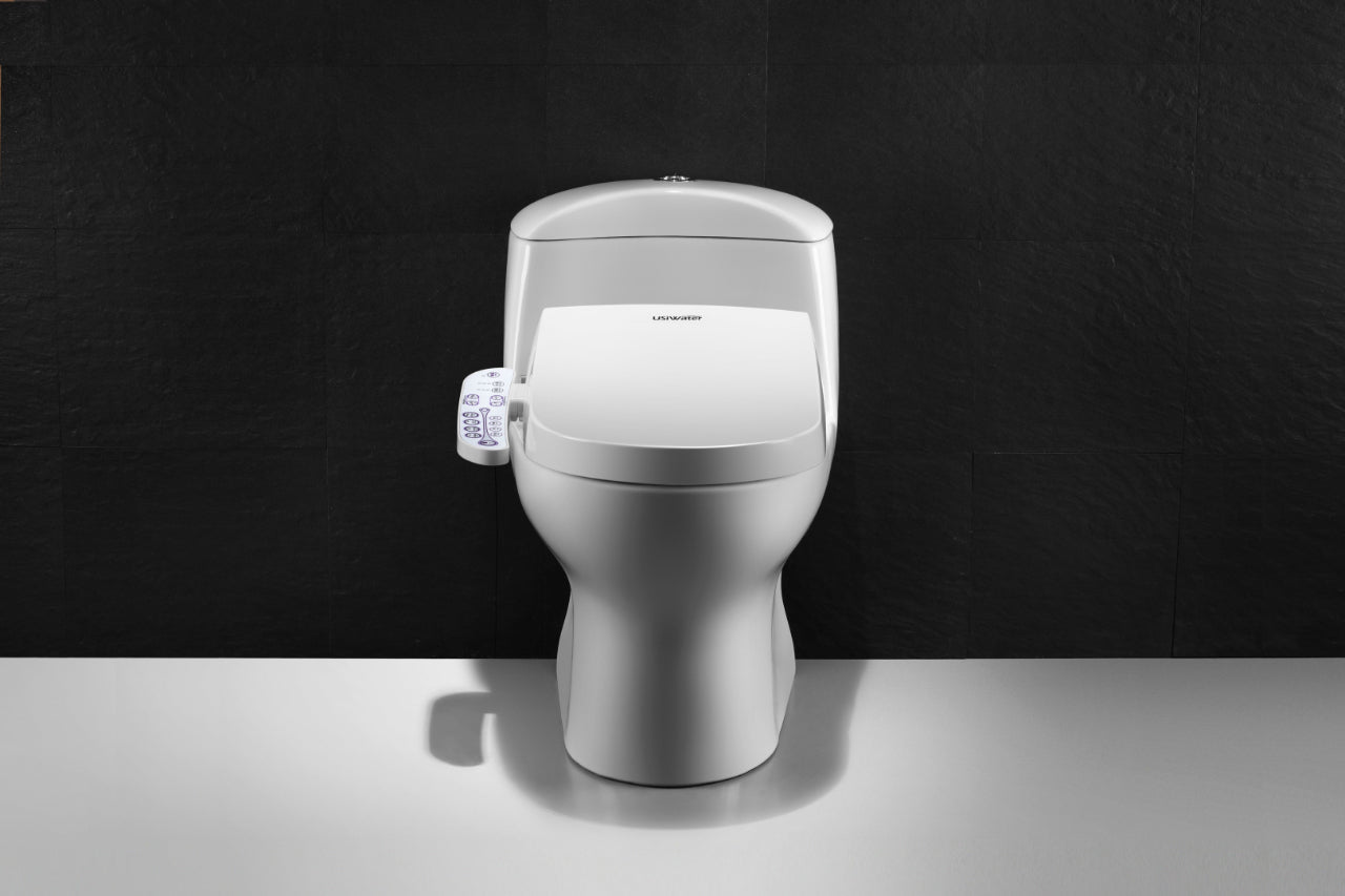 Advance Smart Bidet Seat with integrated control (Elongated)