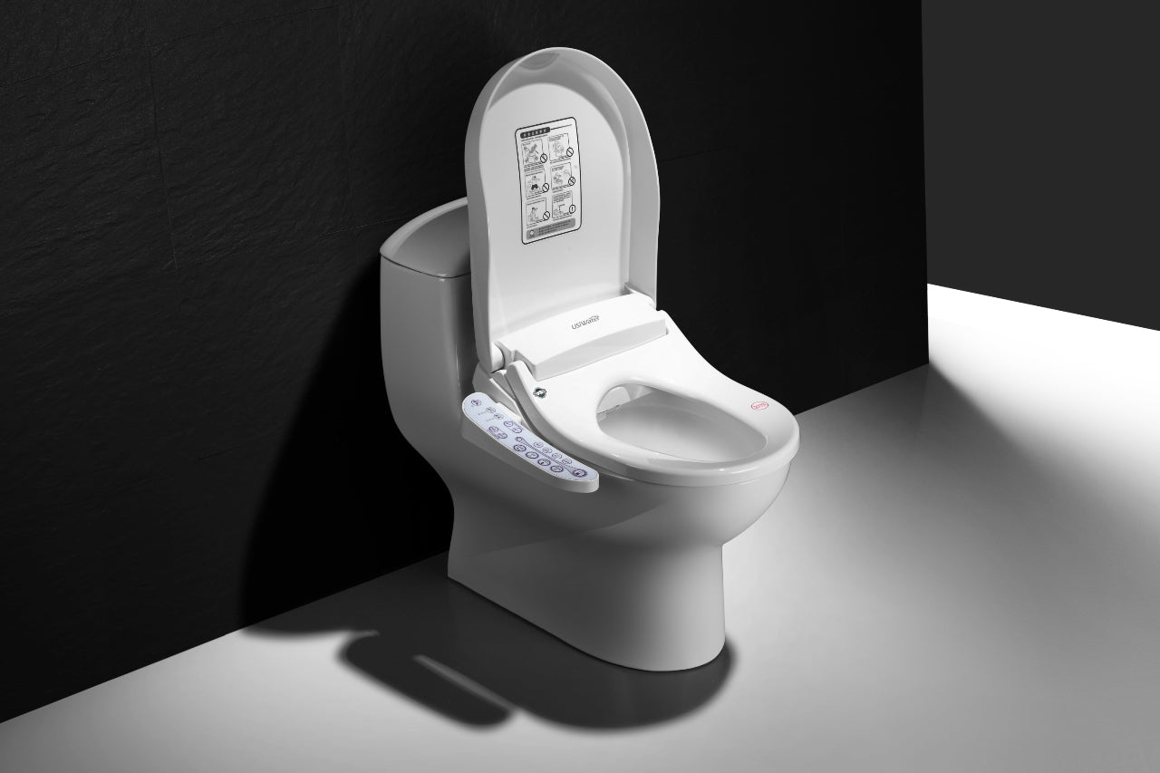 Advance Smart Bidet Seat with integrated control (Elongated)