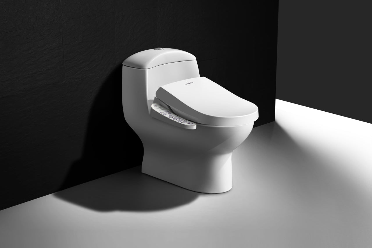 Advance Smart Bidet Seat with integrated control (Elongated)
