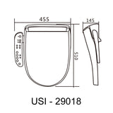 USI29018-AEJT (ELONGATE) ADVANCE SMART BIDET SEAT (No Remote Control)